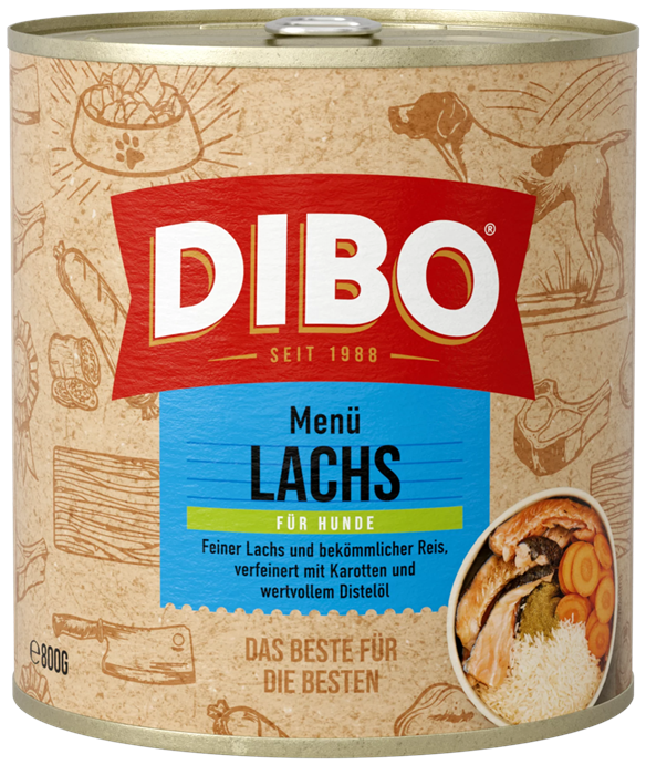Dibo Lachs MENÜ 800 g Ringpulldose