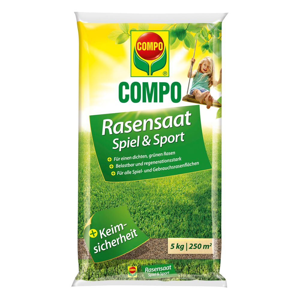COMPO Rasensamen Spiel und Sport 5 kg für 250 m