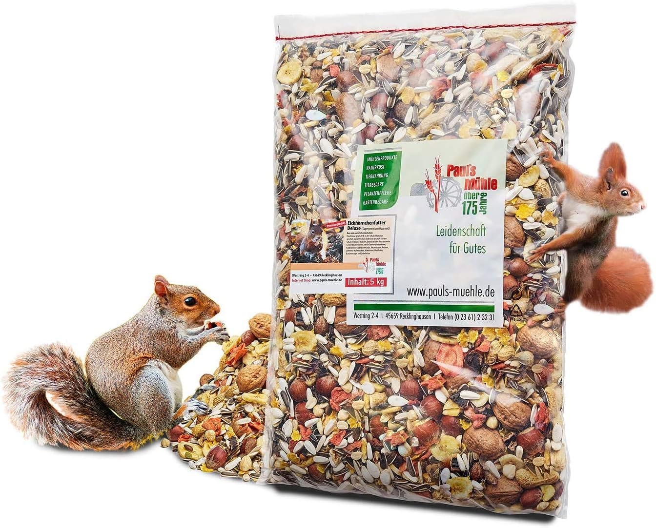 Paul's Mühle Eichhörnchenfutter Gourmet 5 kg