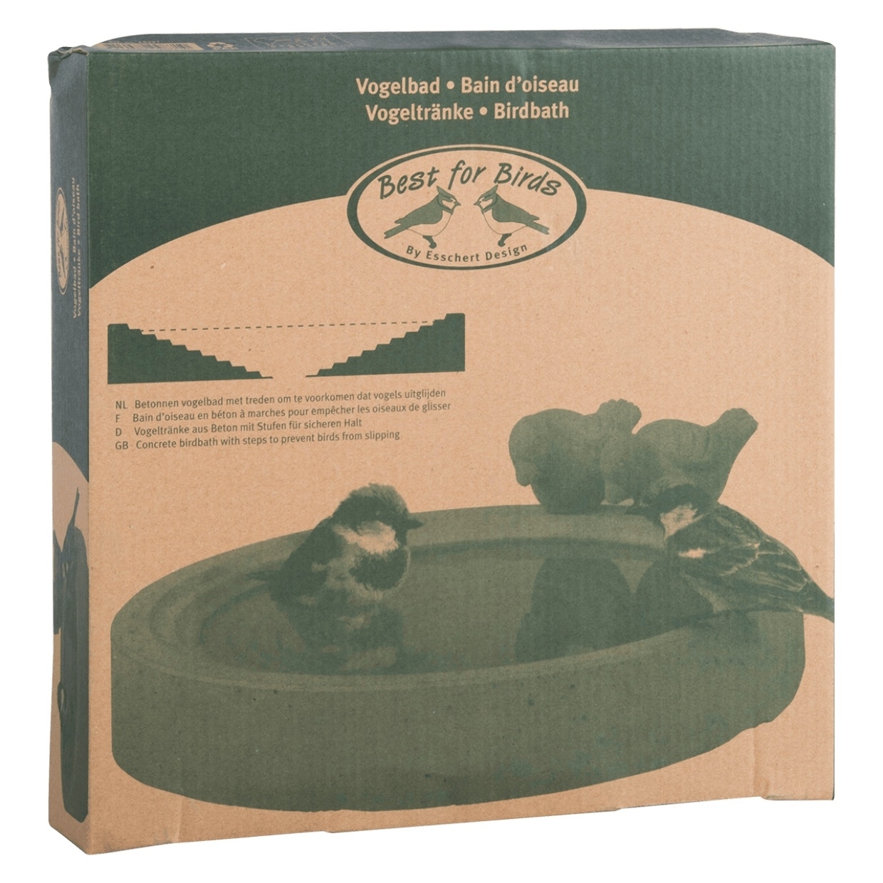 Esschert Design Vogeltränke aus Beton