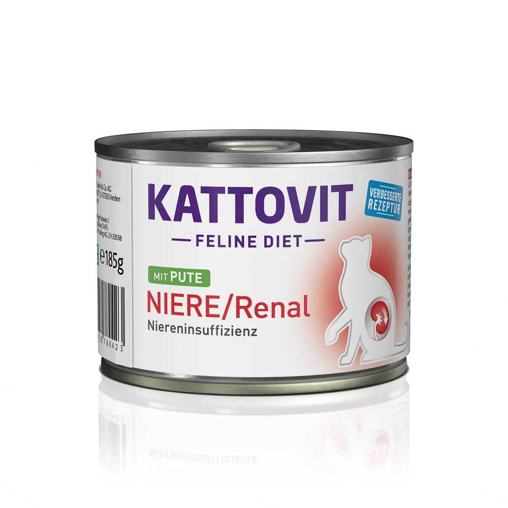 Kattovit Feline Diet Niere / Renal Nassfutter 185 g Dose