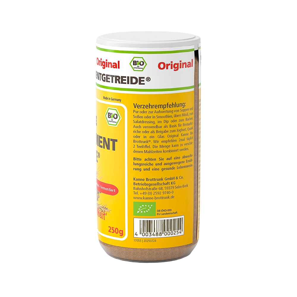 Kanne BIO Enzym-Ferment-Getreide Pulver 6 x 250 g (= 1,5 kg)