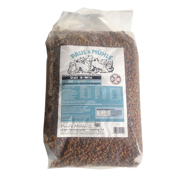 Paul´s Mühle CAT-3-MIX Katzenfutter 10 kg