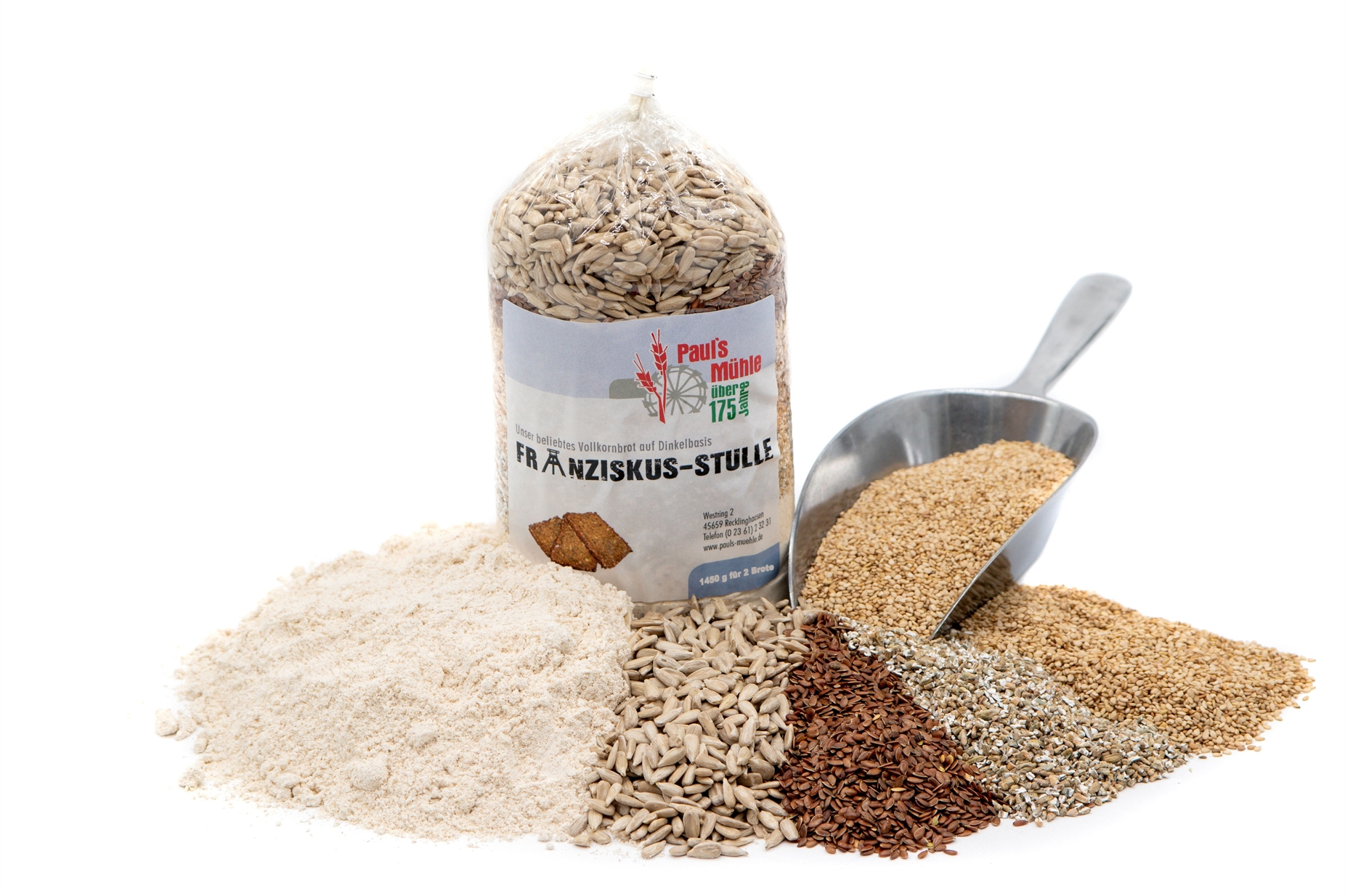 Paul's Mühle Dinkel-Brotmischung Franziskus-Stulle 1450 g