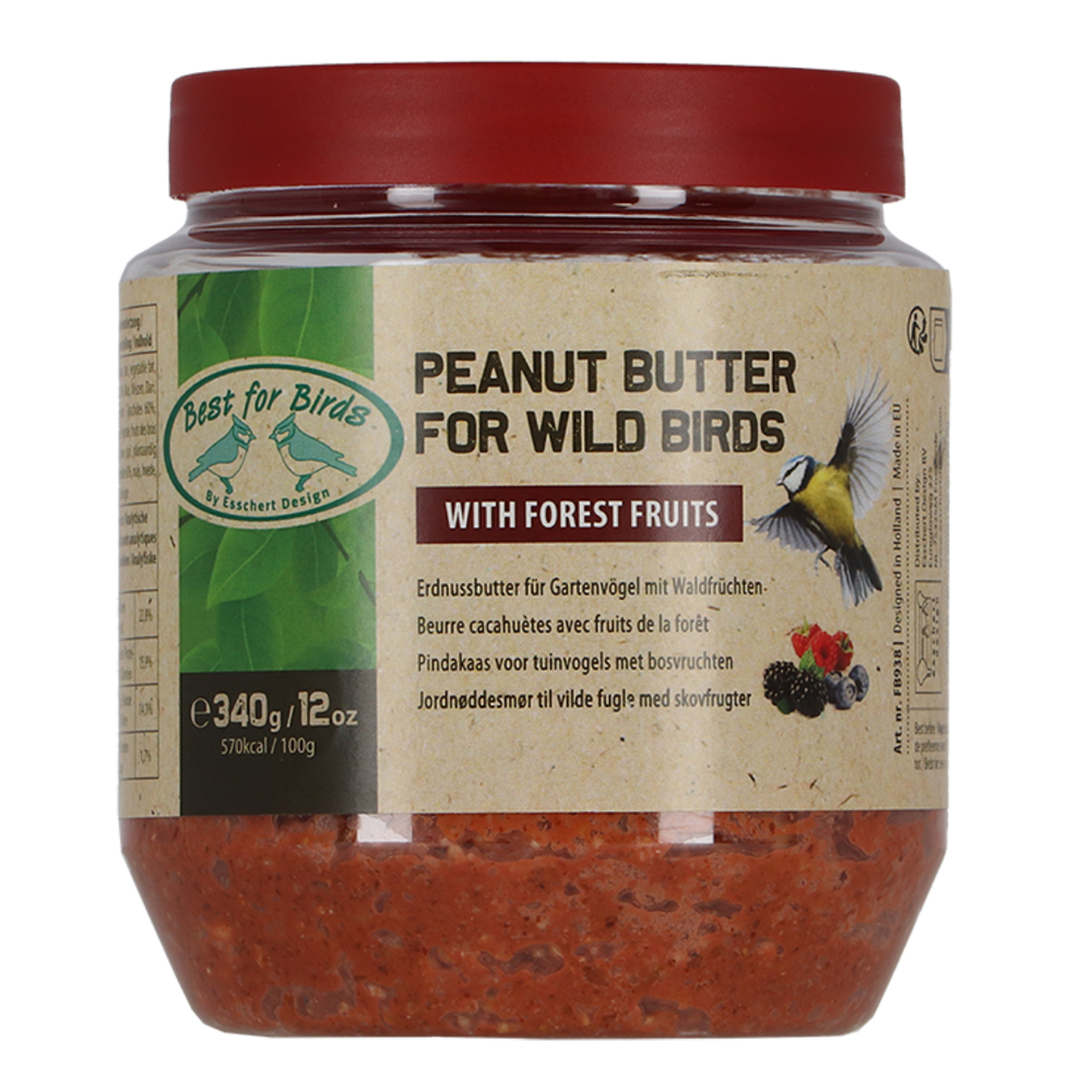 Esschert Design Waldfrucht Erdnussbutter für Wildvögel FB938 Sonderposten 340 g