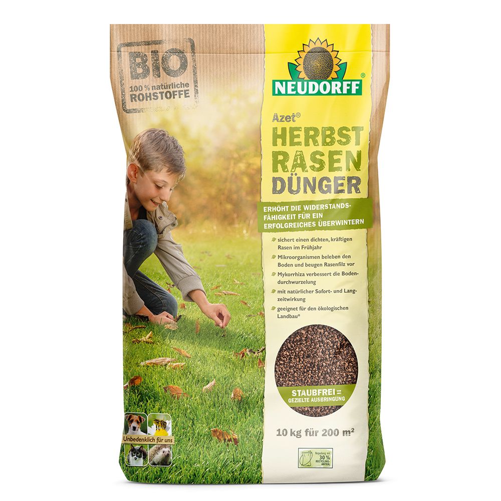 Azet HerbstRasenDünger 10 kg für 200 m²