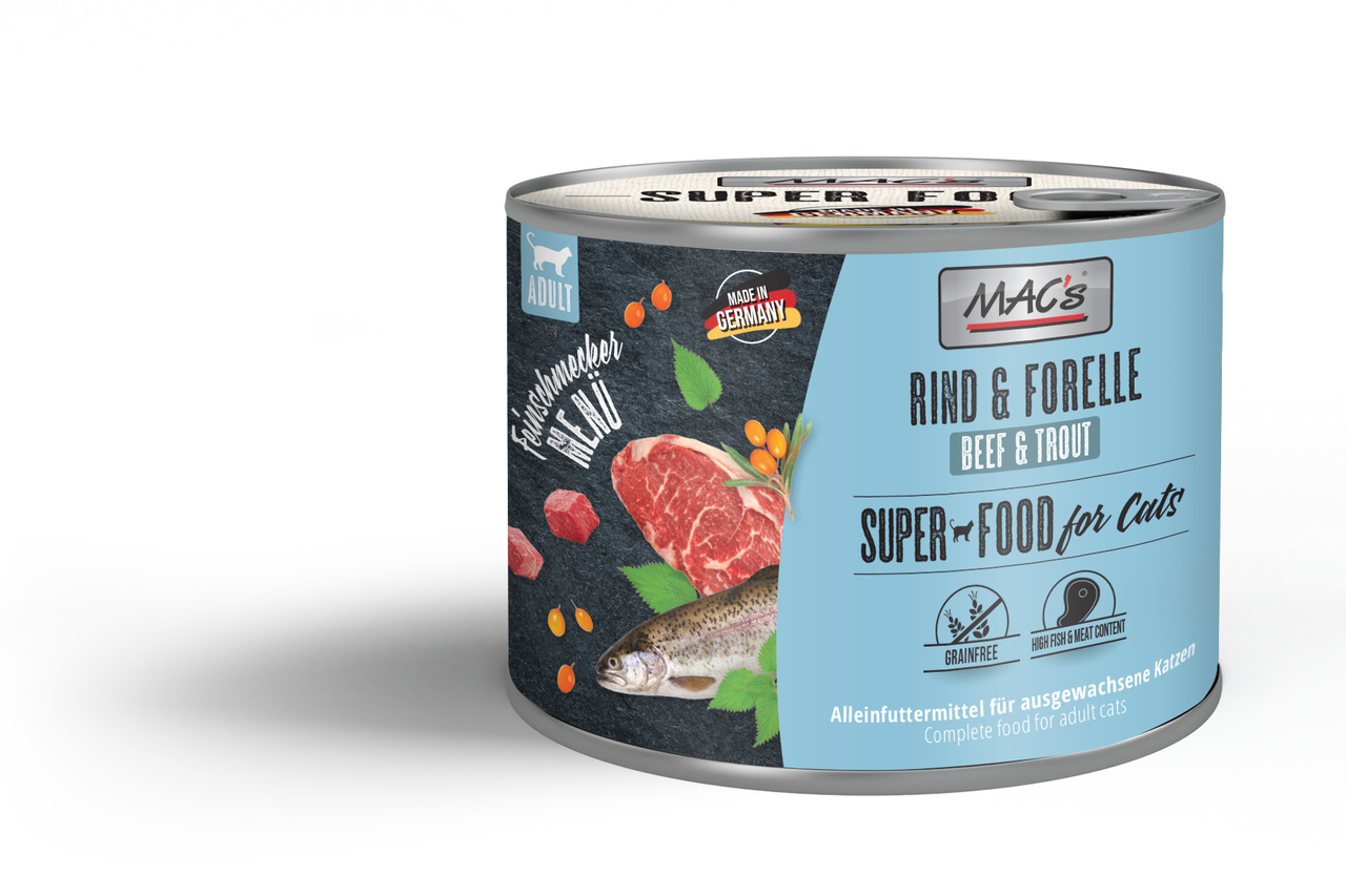 MAC's Cat Feinschmecker Rind & Forelle 200 g
