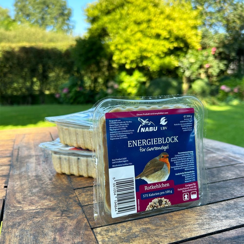 CJ Wildlife Energieblock für Rotkehlchen 7 x 300 g (= 2,1 kg)