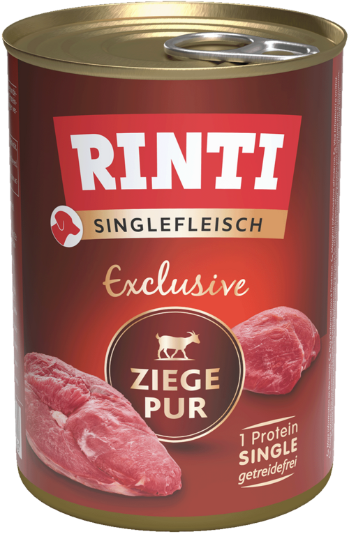 Rinti Singlefleisch Exclusive Ziege pur 400 g (getreidefrei)