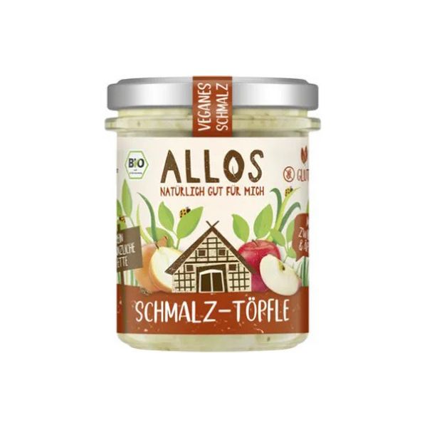 BIO Schmalz-Töpfle mit Zwiebeln und Äpfeln 150 g (vegan)