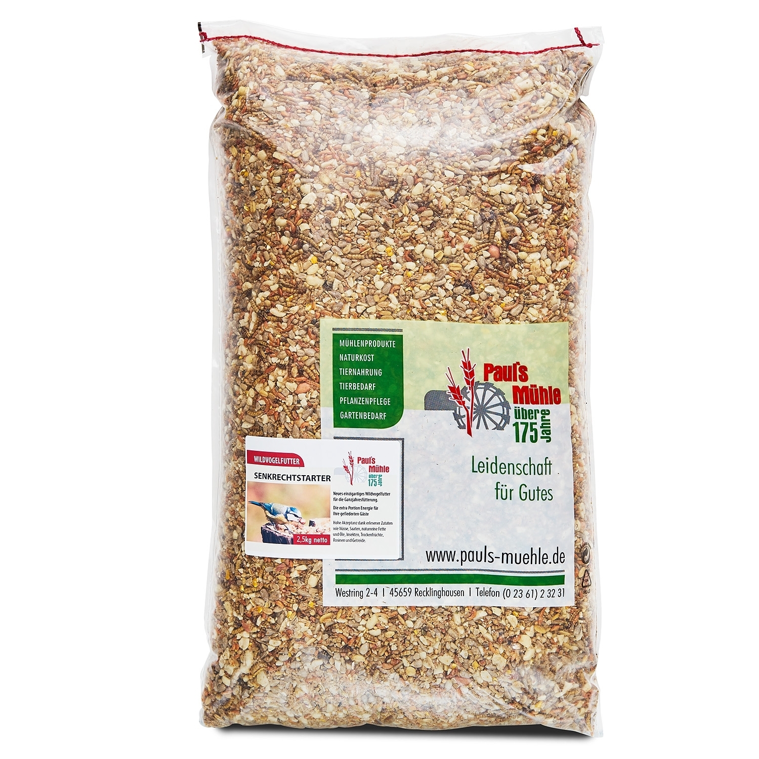 Paul's Mühle Wildvogelfutter Senkrechtstarter 2,5