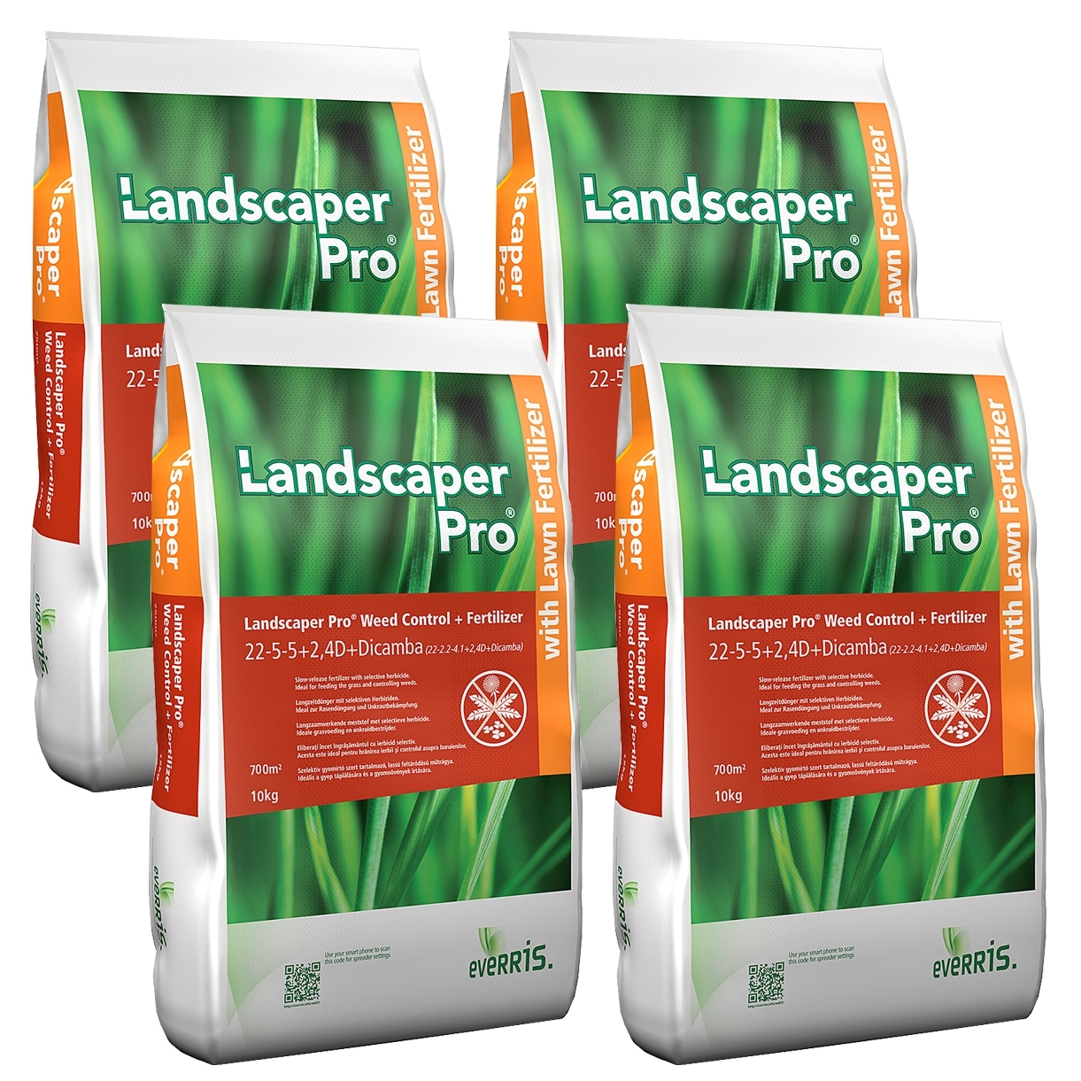 ICL Landscaper Pro Weed Control 4 x 10 kg