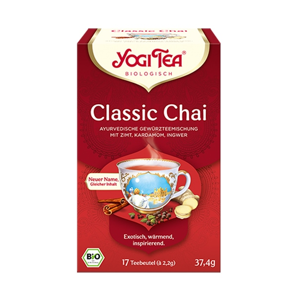 Yogi Tea BIO Gewürzteemischung Classic Chai (17 Teebeutel)