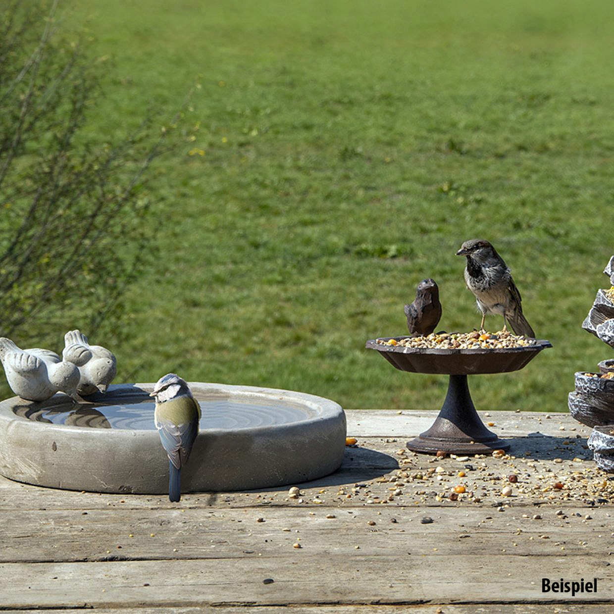 Esschert Design Vogeltränke aus Beton