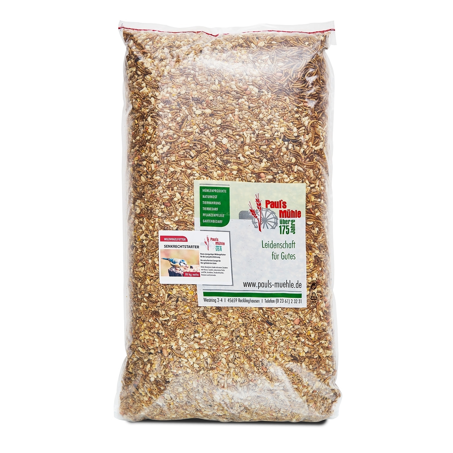 Paul's Mühle Wildvogelfutter Senkrechtstarter 10 kg