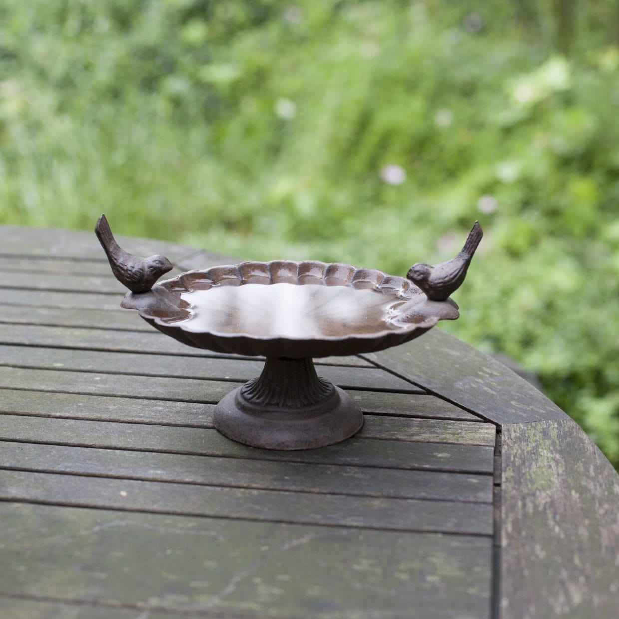 Esschert Design Vogeltränke Gußeisen (2 Vögel)