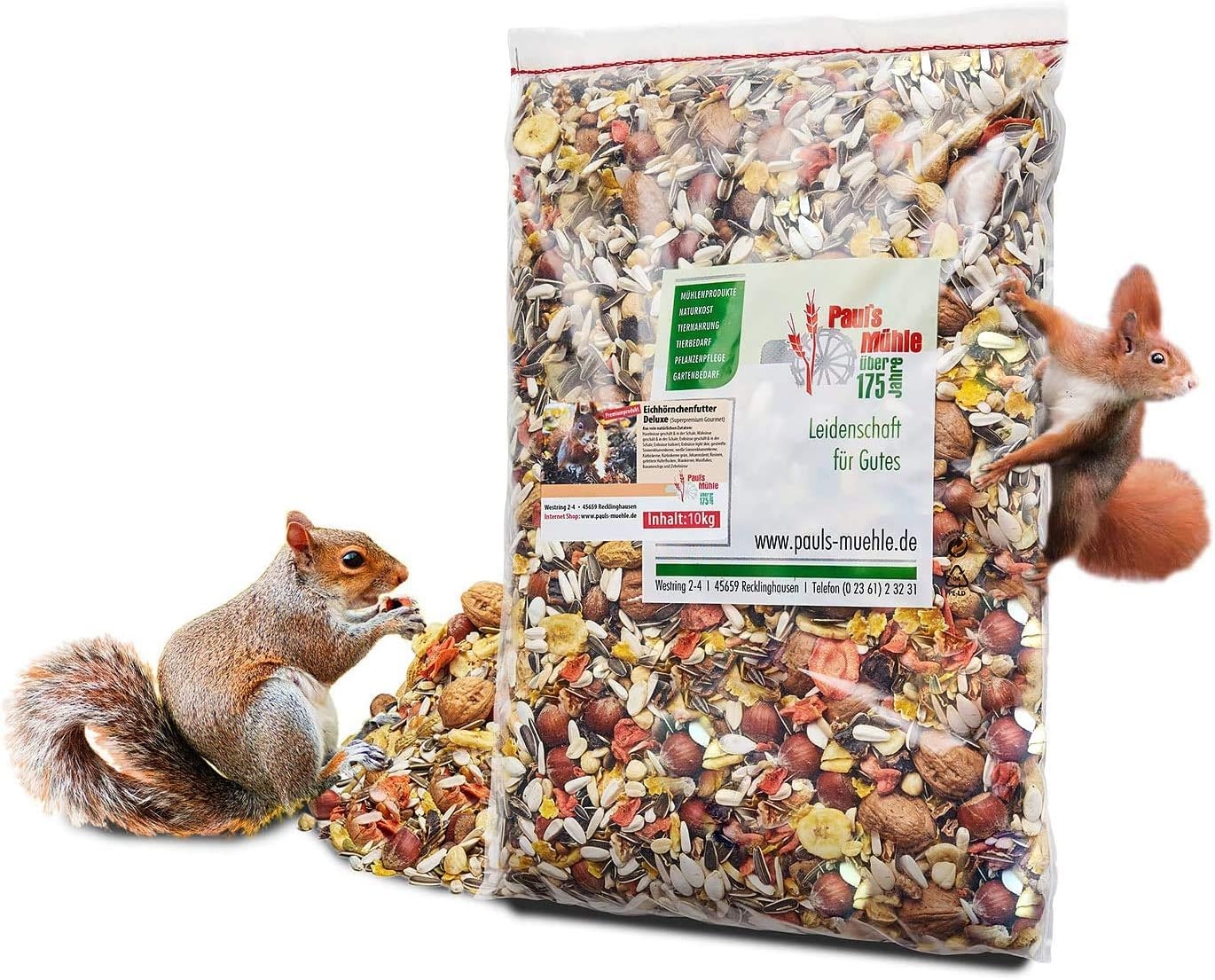 Paul's Mühle Eichhörnchenfutter Gourmet 10 kg