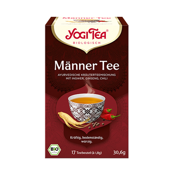 Yogi Tea BIO Kräuterteemischung Männer Tee (17 Teebeutel)