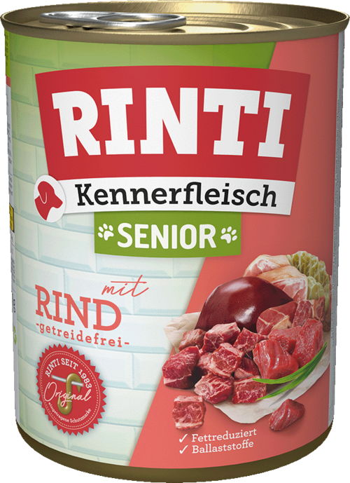 Rinti Kennerfleisch Senior mit Rind Dose 800 g