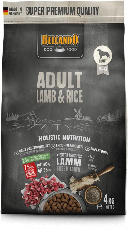 BELCANDO® ADULT LAMB & RICE 4 kg