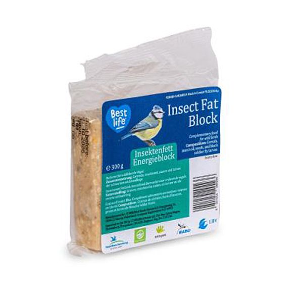 Energieblock mit Insektenfett 300 g (ohne Talg) 10