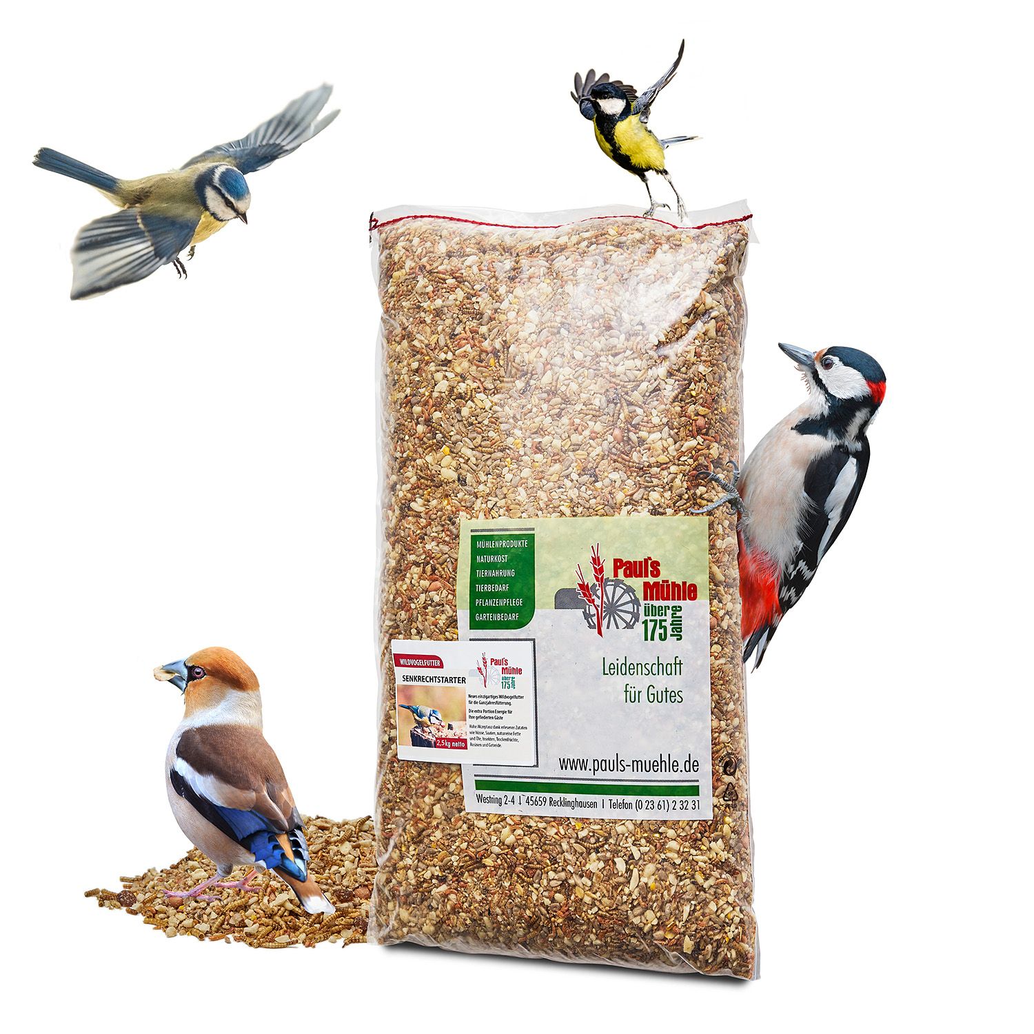 Paul's Mühle Wildvogelfutter Senkrechtstarter 2,5