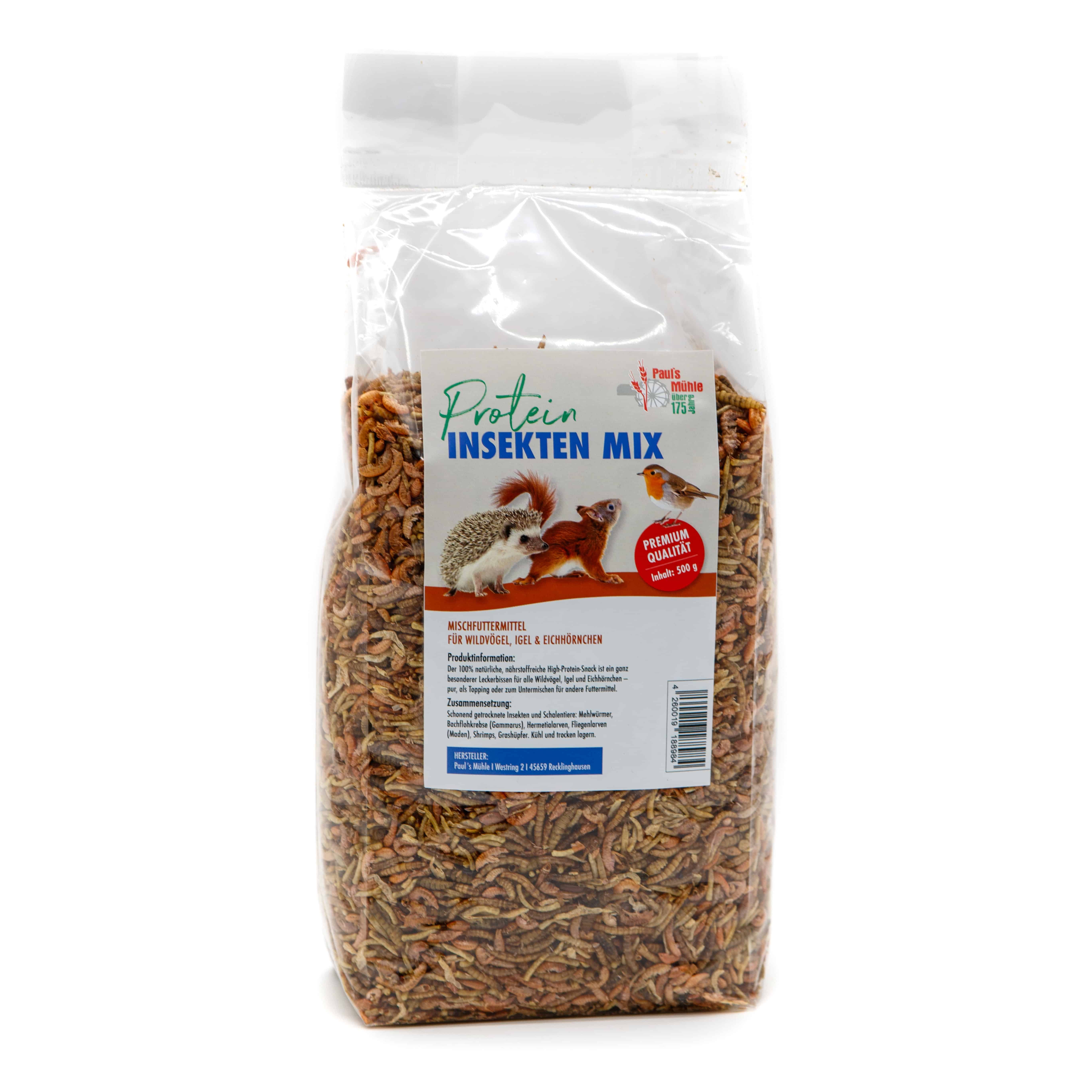 Paul's Mühle Protein Power Insekten Mix 500 g