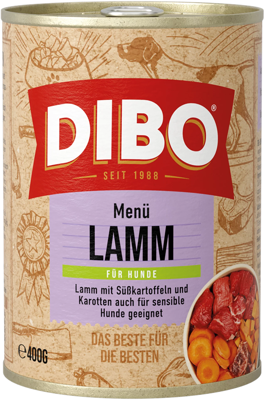 Dibo Lamm MENÜ 400 g Ringpulldose