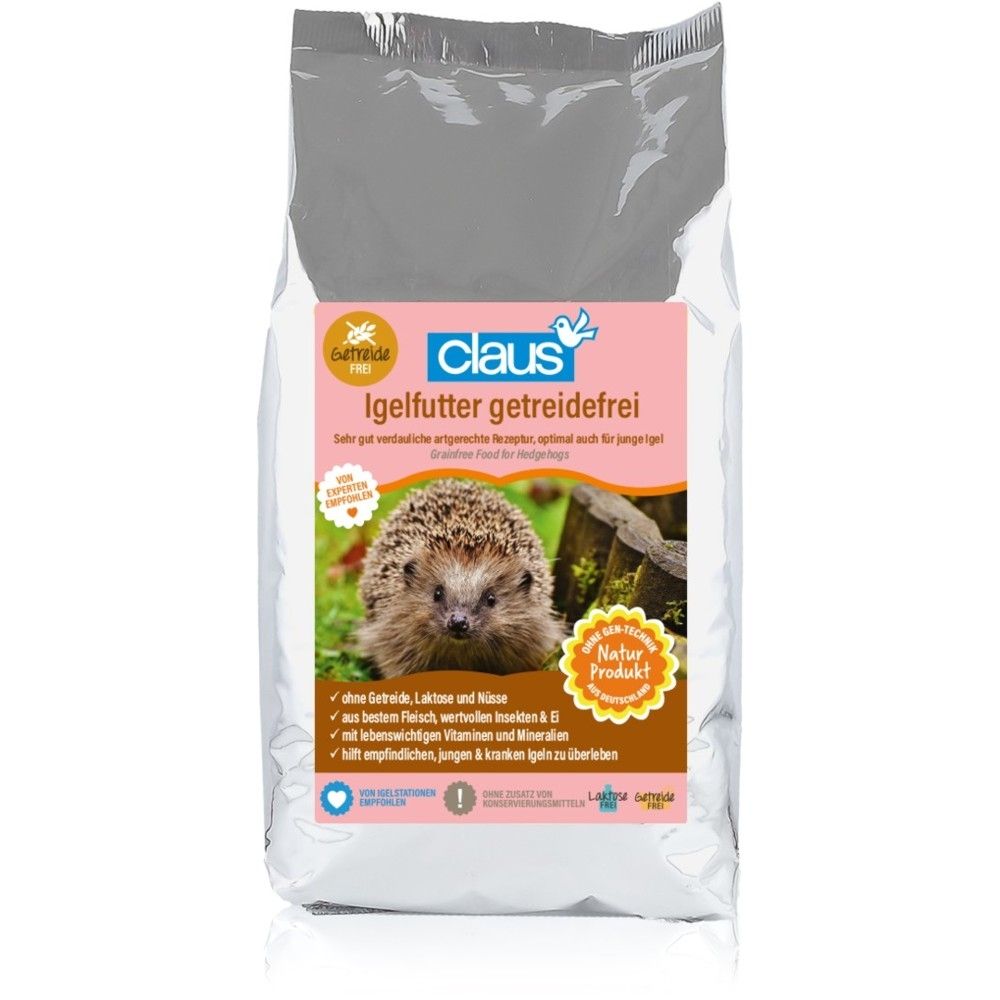 Claus Getreidefreies Trockenfutter für Igel 750 g