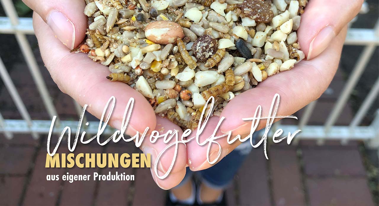 Wildvogelfutter Mischungen von Paul´s Mühle