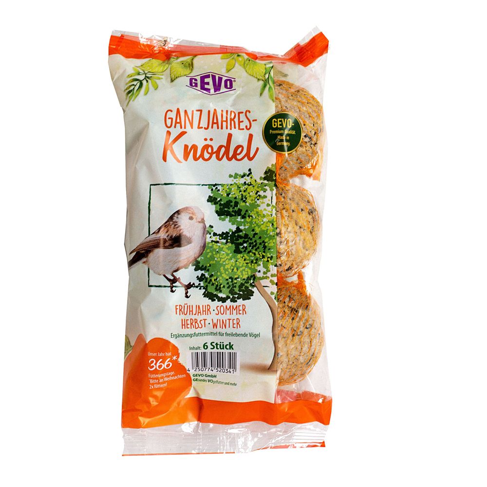 GEVO Ganzjahresknödel mit Netz 6 Stück