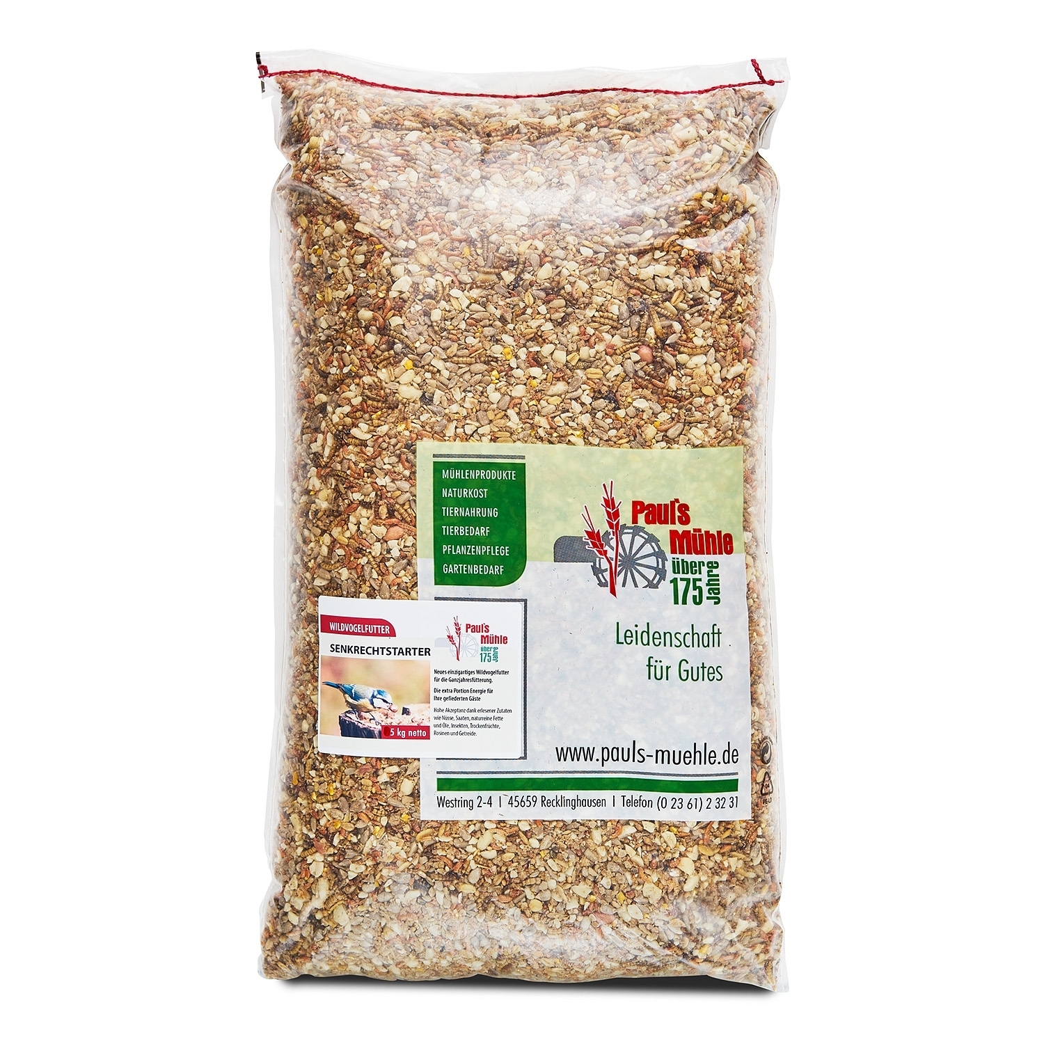Paul's Mühle Wildvogelfutter Senkrechtstarter 5 kg
