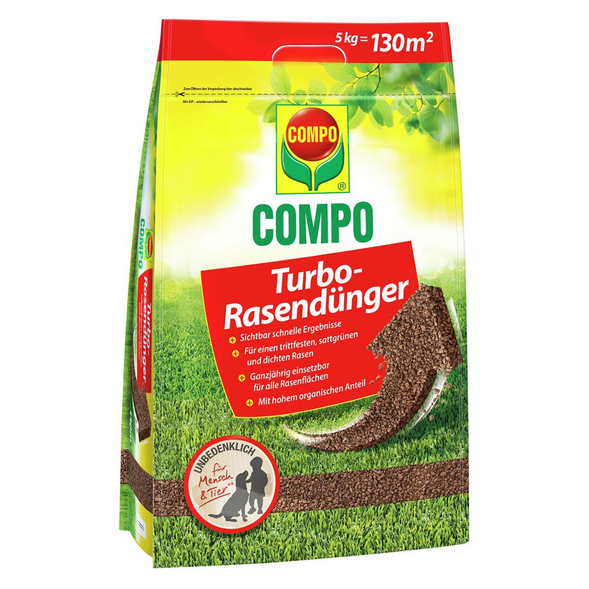 COMPO Turbo Rasendünger 5 kg