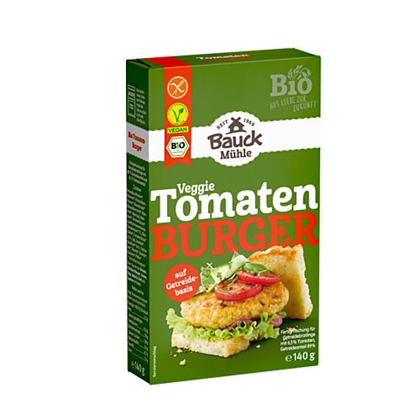 Bauck Mühle BIO Tomaten Burger 140 g