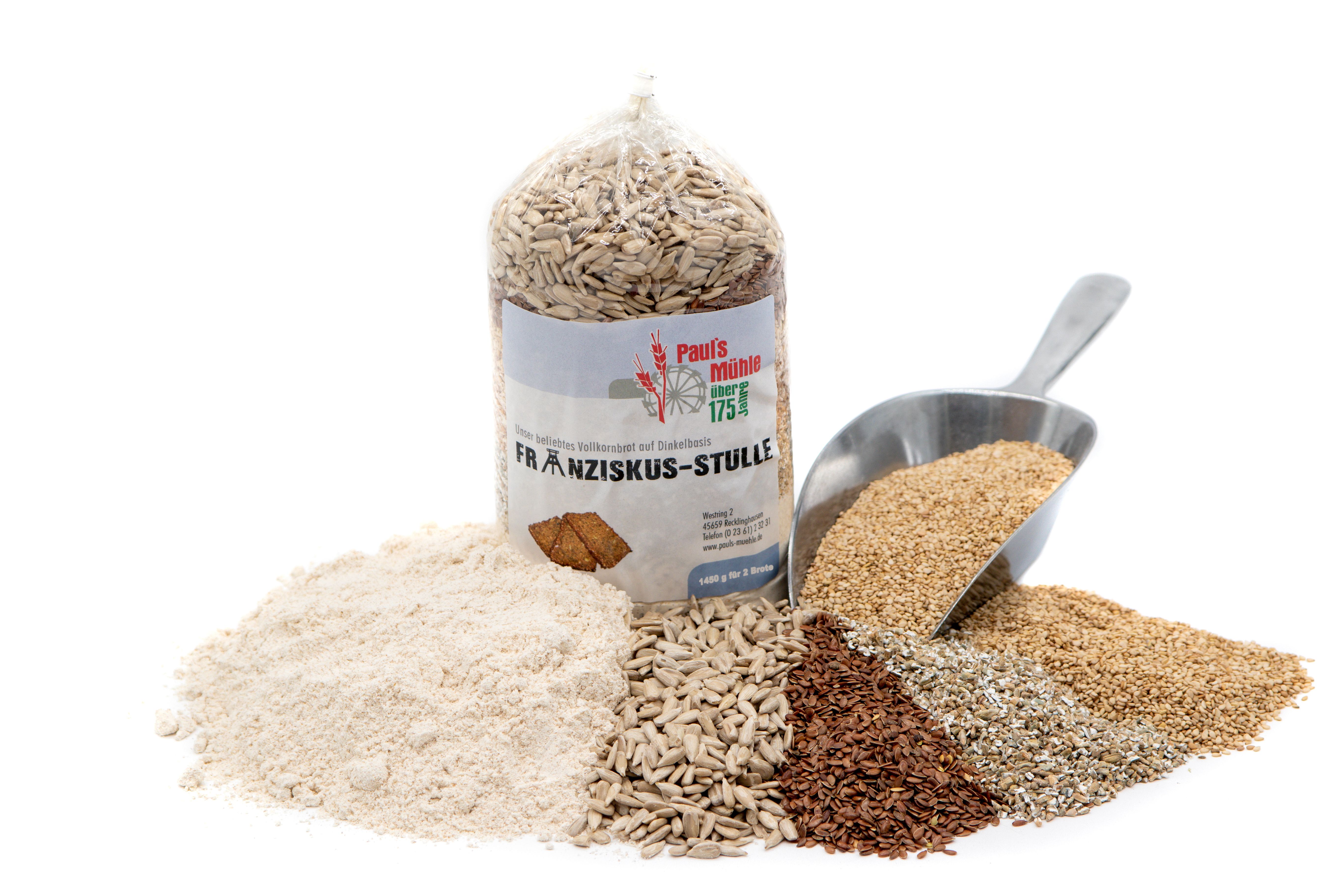 Paul's Mühle Dinkel-Brotmischung Franziskus-Stulle 1450 g